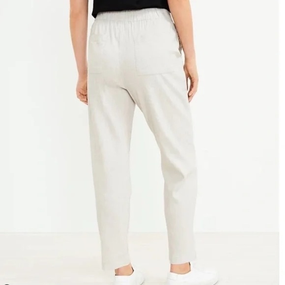Lou & Grey Crosshatch Softstretch Linen Pants - Picture 9 of 9